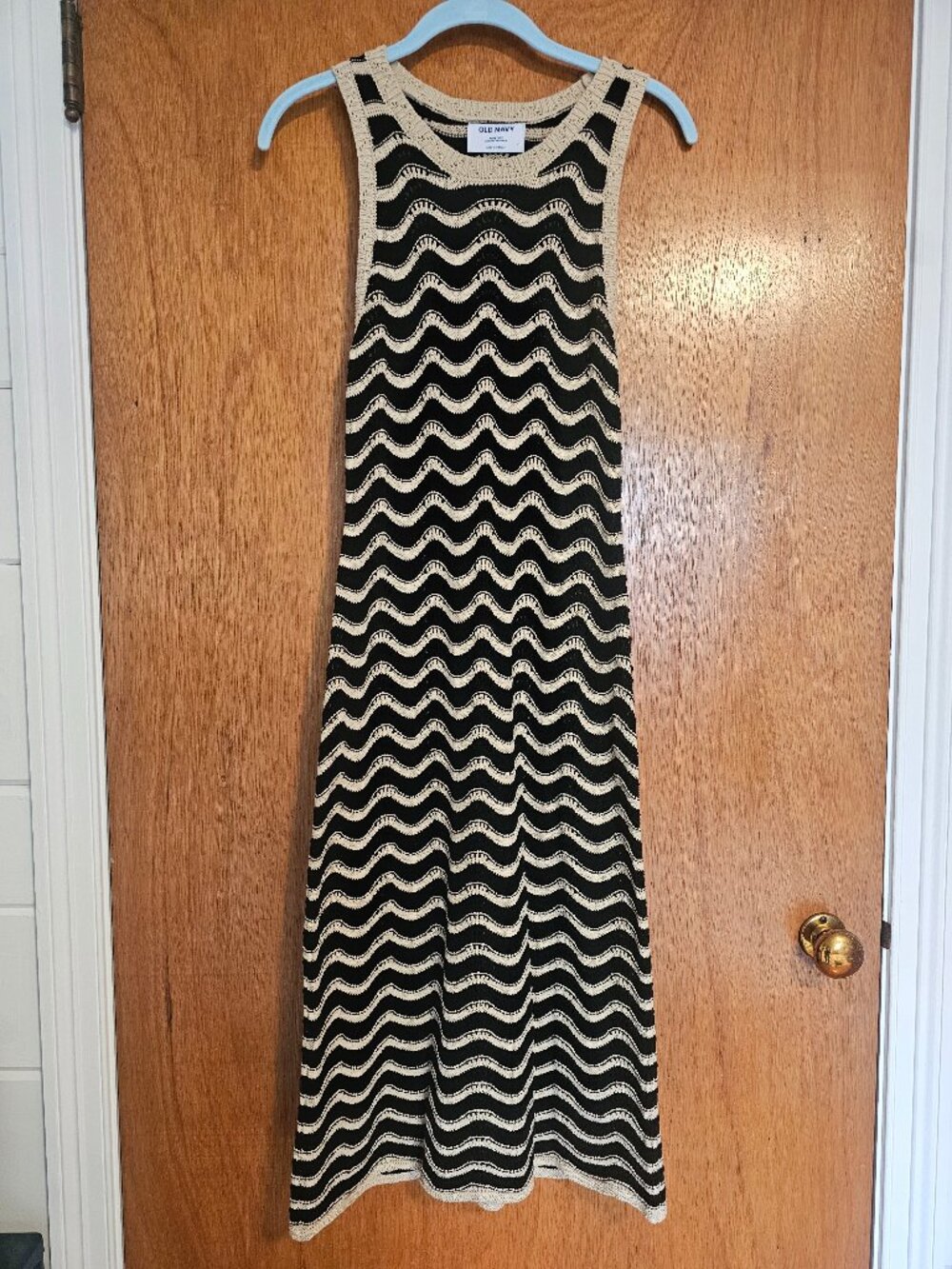 Old Navy Sleeveless Pointelle-Knit Midi Dress